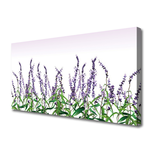 Tablou pe panza canvas Flori Floral violet