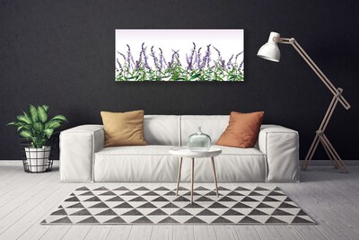 Tablou pe panza canvas Flori Floral violet