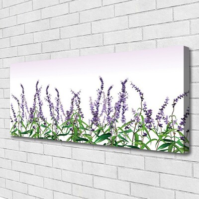 Tablou pe panza canvas Flori Floral violet