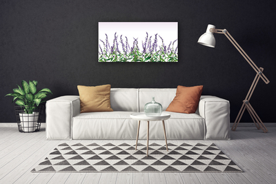 Tablou pe panza canvas Flori Floral violet