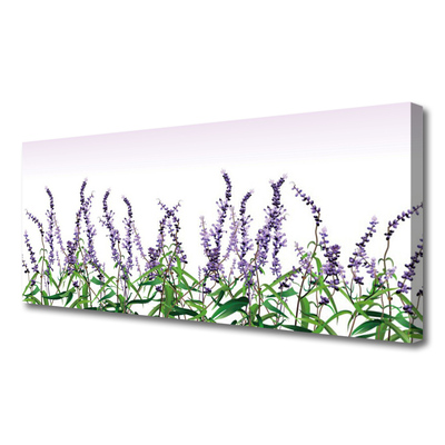 Tablou pe panza canvas Flori Floral violet