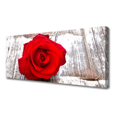 Tablou pe panza canvas Rose Floral Red