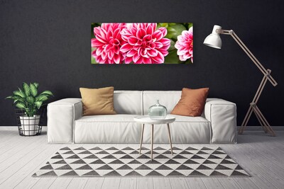 Tablou pe panza canvas Flori Floral Roșu Alb