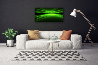 Tablou pe panza canvas Abstract Art Verde Negru