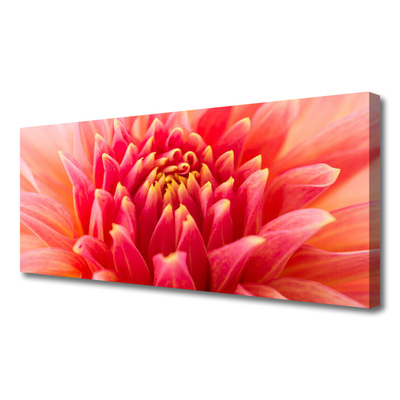 Tablou pe panza canvas Florale flori Orange