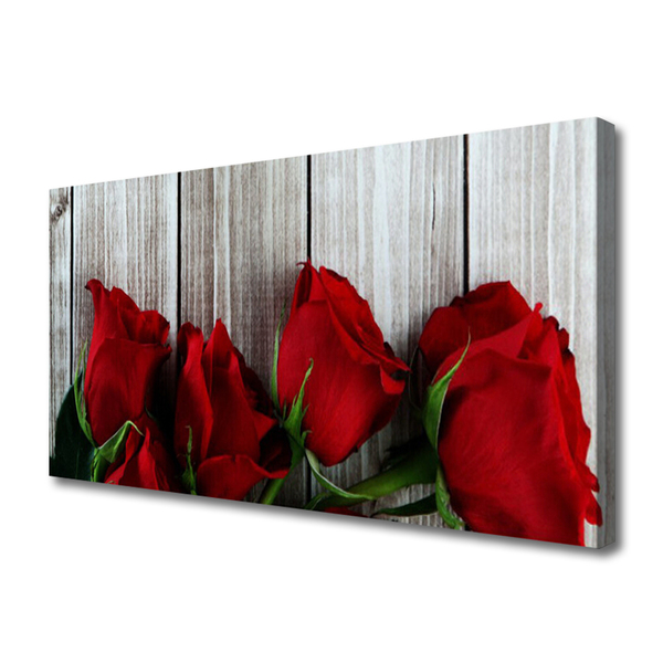 Tablou pe panza canvas Trandafiri Floral Red