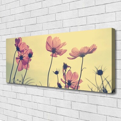 Tablou pe panza canvas Flori roz Floral