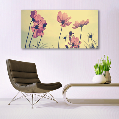 Tablou pe panza canvas Flori roz Floral