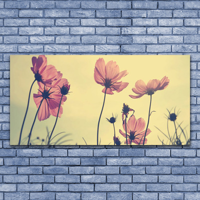 Tablou pe panza canvas Flori roz Floral