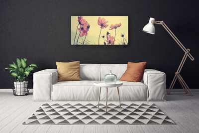 Tablou pe panza canvas Flori roz Floral