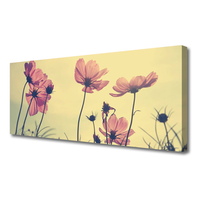 Tablou pe panza canvas Flori roz Floral