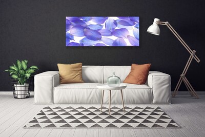 Tablou pe panza canvas Petale Floral violet