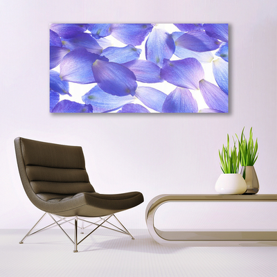 Tablou pe panza canvas Petale Floral violet