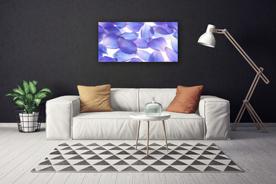 Tablou pe panza canvas Petale Floral violet