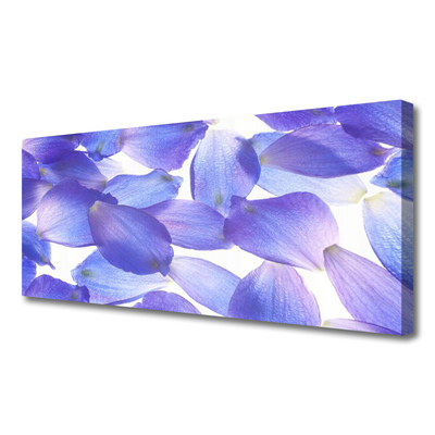 Tablou pe panza canvas Petale Floral violet