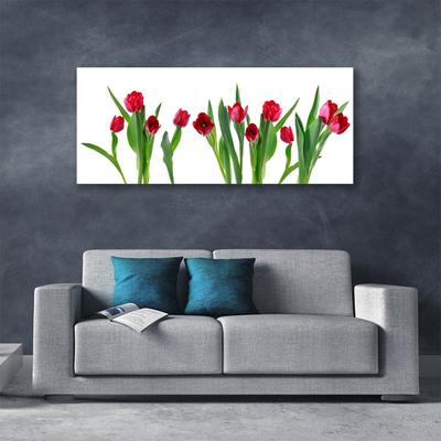 Tablou pe panza canvas Lalele Floral Red