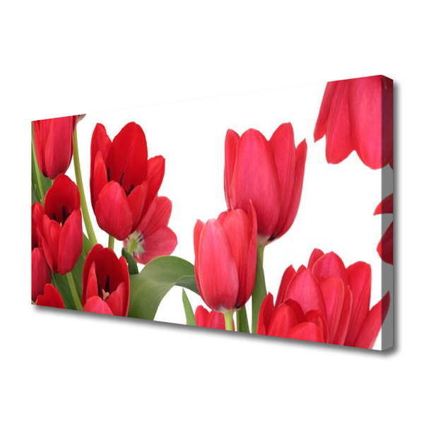 Tablou pe panza canvas Lalele Floral Red