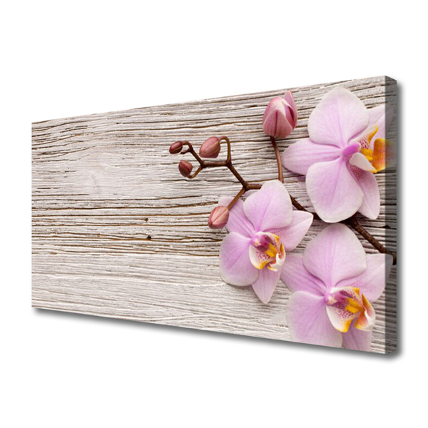 Tablou pe panza canvas Flori roz Floral