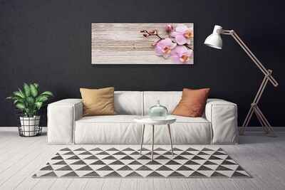 Tablou pe panza canvas Flori roz Floral