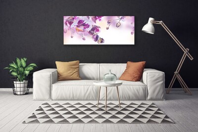 Tablou pe panza canvas Flori roz Floral