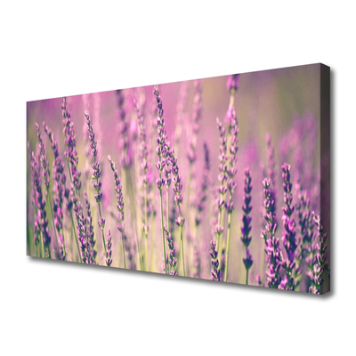 Tablou pe panza canvas Flori Floral violet