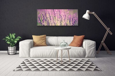 Tablou pe panza canvas Flori Floral violet