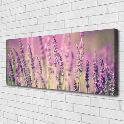 Tablou pe panza canvas Flori Floral violet