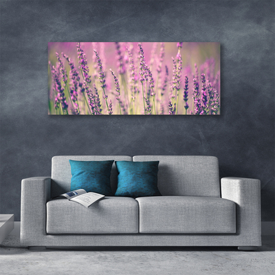 Tablou pe panza canvas Flori Floral violet