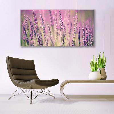 Tablou pe panza canvas Flori Floral violet