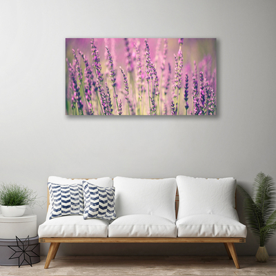 Tablou pe panza canvas Flori Floral violet