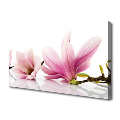 Tablou pe panza canvas Flori roz Floral