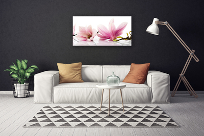 Tablou pe panza canvas Flori roz Floral