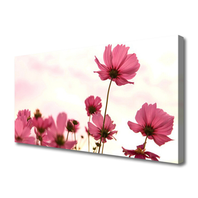 Tablou pe panza canvas Flori roz Floral