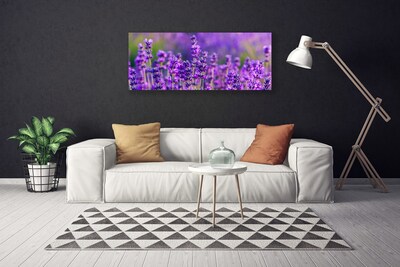 Tablou pe panza canvas Flori Floral violet