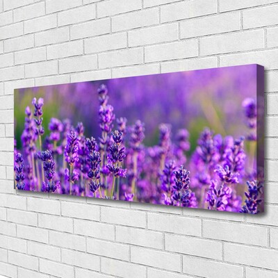 Tablou pe panza canvas Flori Floral violet