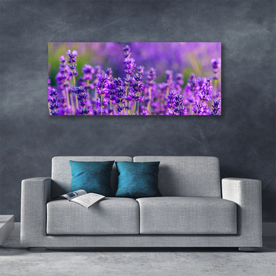 Tablou pe panza canvas Flori Floral violet