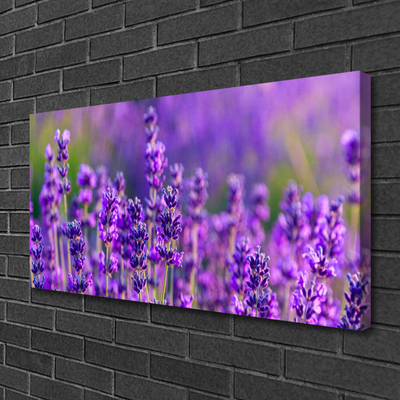 Tablou pe panza canvas Flori Floral violet