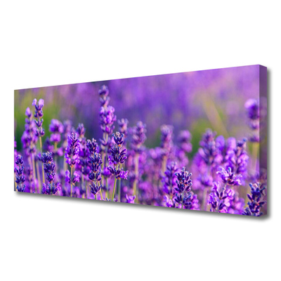 Tablou pe panza canvas Flori Floral violet