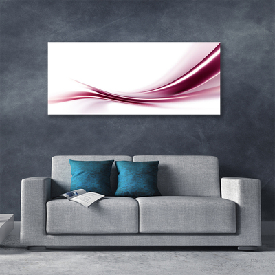 Tablou pe panza canvas Abstract Art Roșu Alb Gri