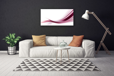 Tablou pe panza canvas Abstract Art Roșu Alb Gri