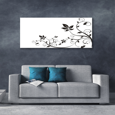 Tablou pe panza canvas Abstract Art Alb Negru