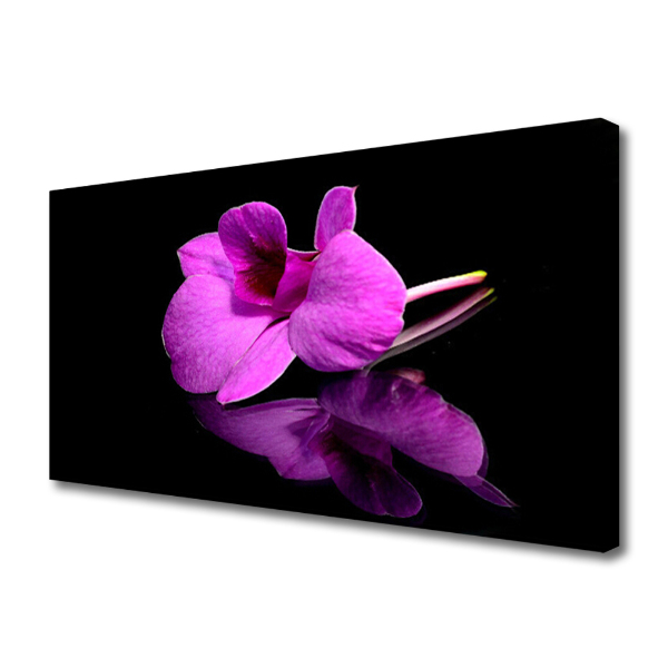 Tablou pe panza canvas Florale flori roz