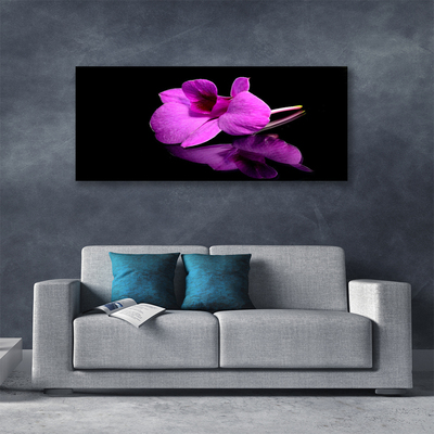 Tablou pe panza canvas Florale flori roz