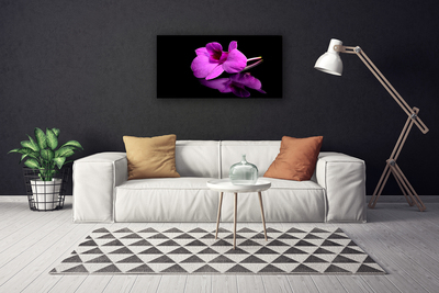 Tablou pe panza canvas Florale flori roz