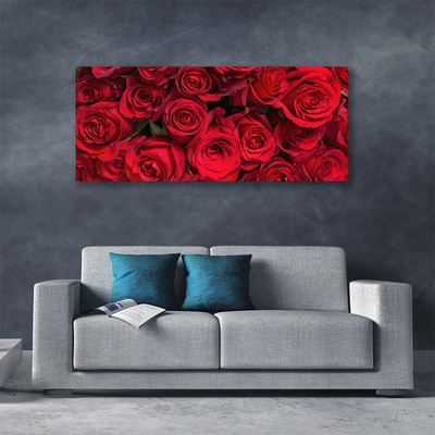 Tablou pe panza canvas Trandafiri Floral Red