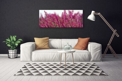 Tablou pe panza canvas Flori Floral Roșu Verde