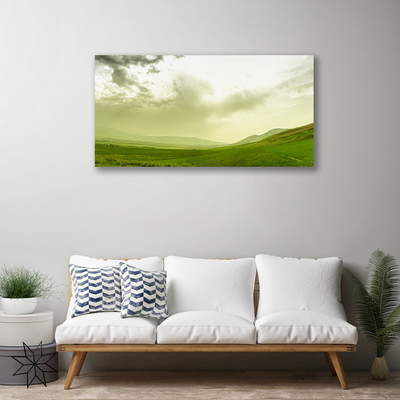 Tablou pe panza canvas Meadow Natura verde