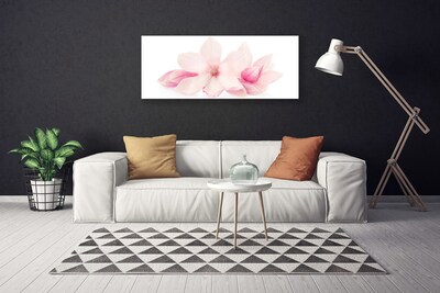 Tablou pe panza canvas Flori roz Floral