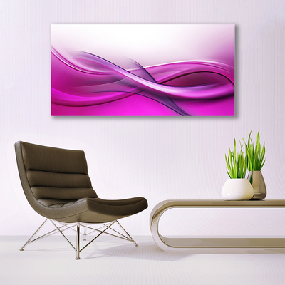 Tablou pe panza canvas Abstract Art Roz Alb Gri