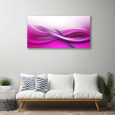 Tablou pe panza canvas Abstract Art Roz Alb Gri